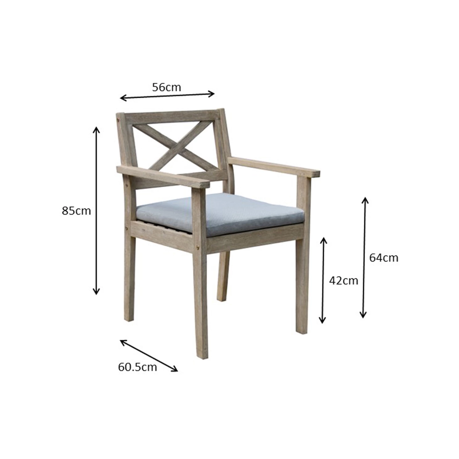 Promo βοΈ Australia Only - Marquee Brushed White Harbour Timber Dining Chair π€© - Image 4