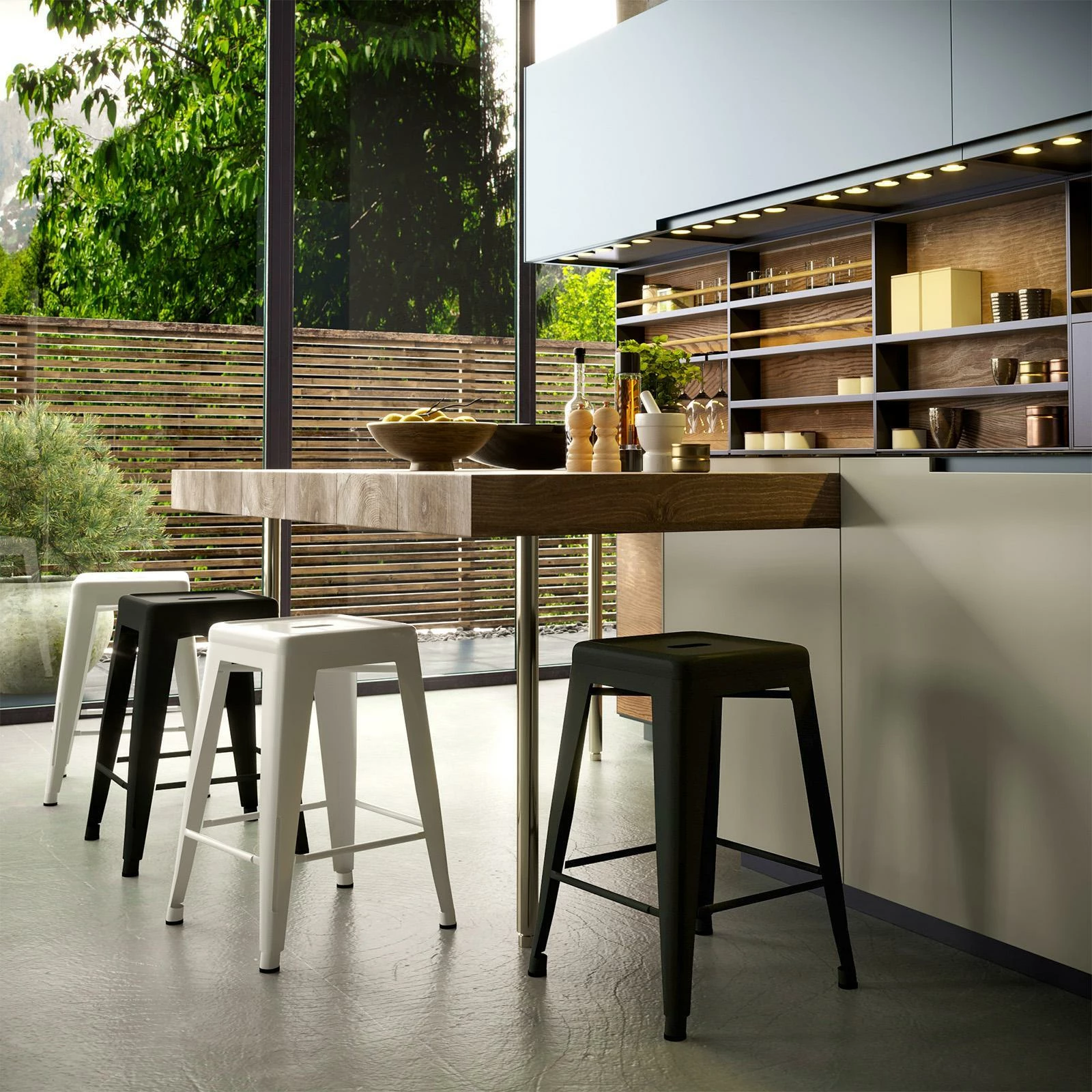 Deals π Australia Only - Marquee Black Metal Bar Stool π - Image 4