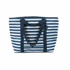 Cheapest π Australia Sale - Marquee Navy Stripe 50 Can Tote Cooler Bag Navy And White Stripe π