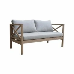 Top 10 🥰 Australia Sale - Marquee Brush White Harbour 2 Seater Lounge 🥰