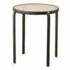 Wholesale ❤️ Australia Sale - Marquee Round Glass Top Steel Side Table Other 🔥