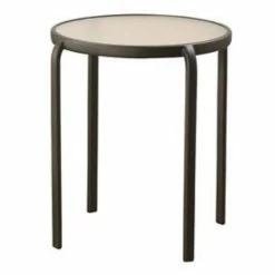 Wholesale ❤️ Australia Sale - Marquee Round Glass Top Steel Side Table Other 🔥