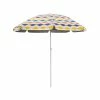 Best Pirce 👍 Australia Only - Marquee 2m Green & Yellow Waves Pattern Portable Shade Umbrella 🧨