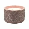 Best Sale 🔥 Australia Only - Marquee 130 X 130 X 80mm Terrazzo Pink Citronella Candle 🤩