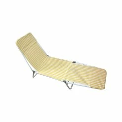 Budget ⭐ Australia Sale - Marquee Adjustable Sunlounge - Yellow 🥰