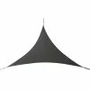 Outlet 🤩 Marquee 3 X 3m Charcoal Triangle Shade Sail Other - To Australia 👍