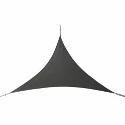 Outlet 🤩 Marquee 3 X 3m Charcoal Triangle Shade Sail Other - To Australia 👍