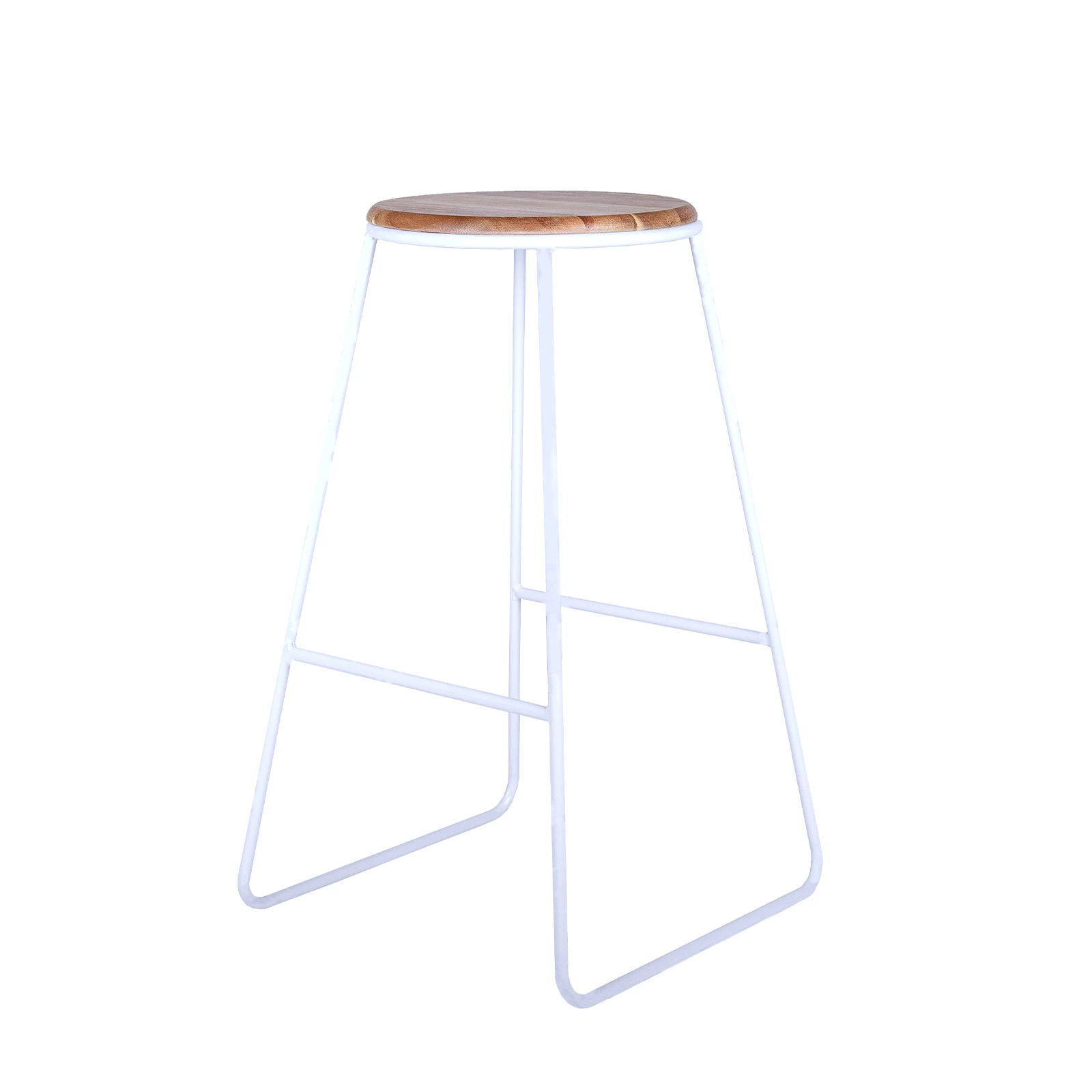 Best Sale π Australia Only - Marquee Industrial Acacia Bar Stool White 𧨠- Image 2