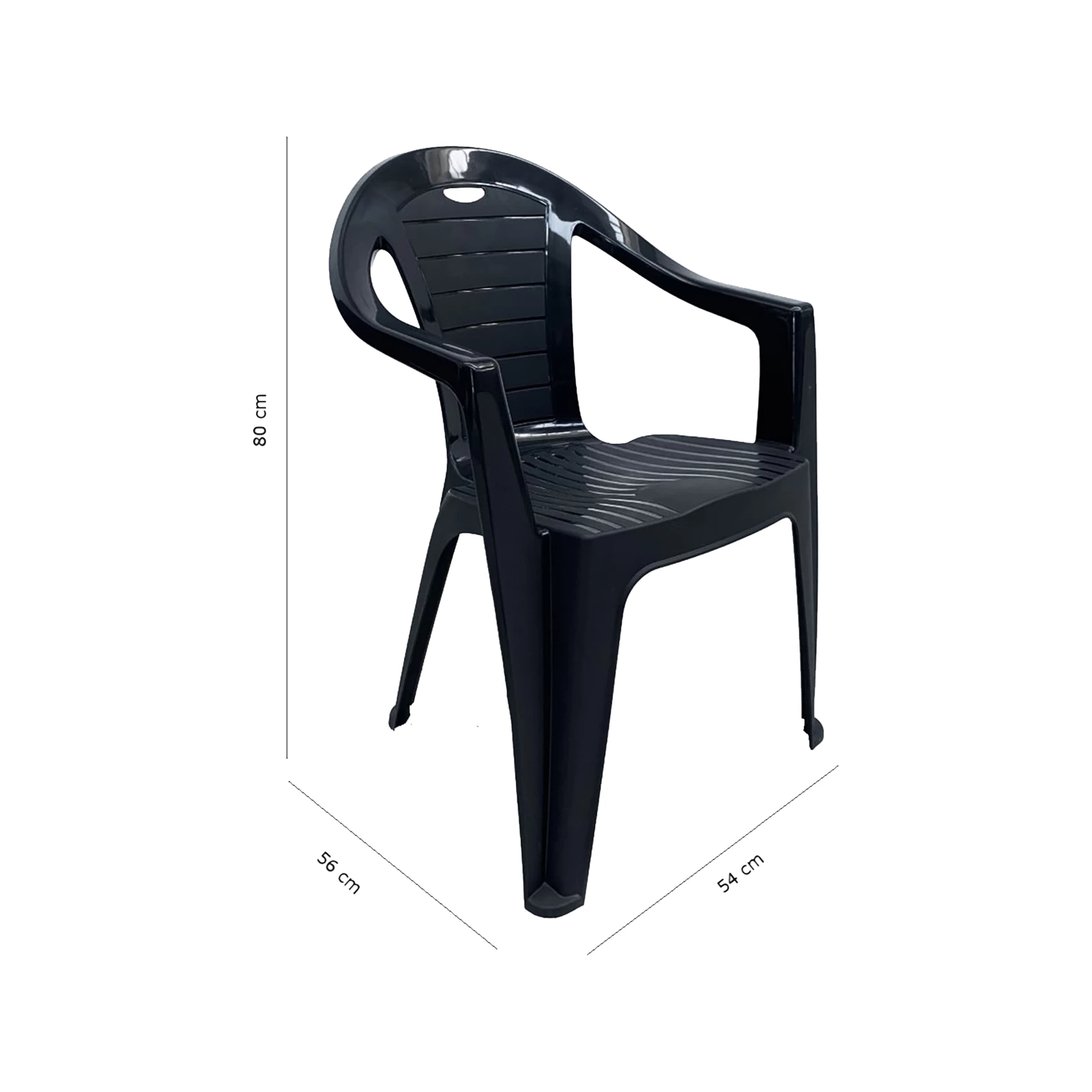 Wholesale β¨ Australia Sale - Marquee Anthracite Pisa Bistro Resin Chair Other β€οΈ - Image 2