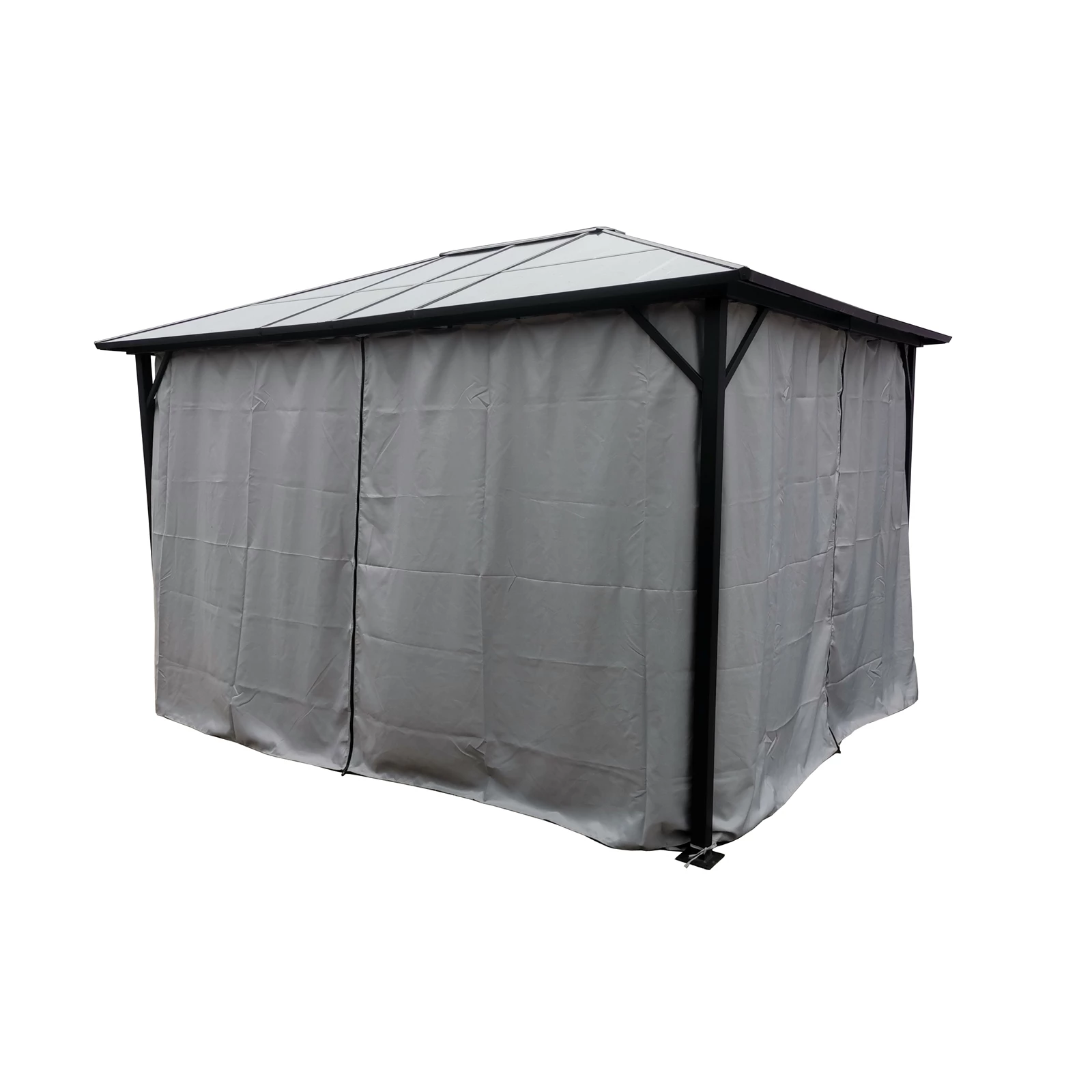 Promo ❤️ Marquee Havana 4 X 3m Semi Permanent Gazebo Charcoal - To Australia 🌟 - Image 2