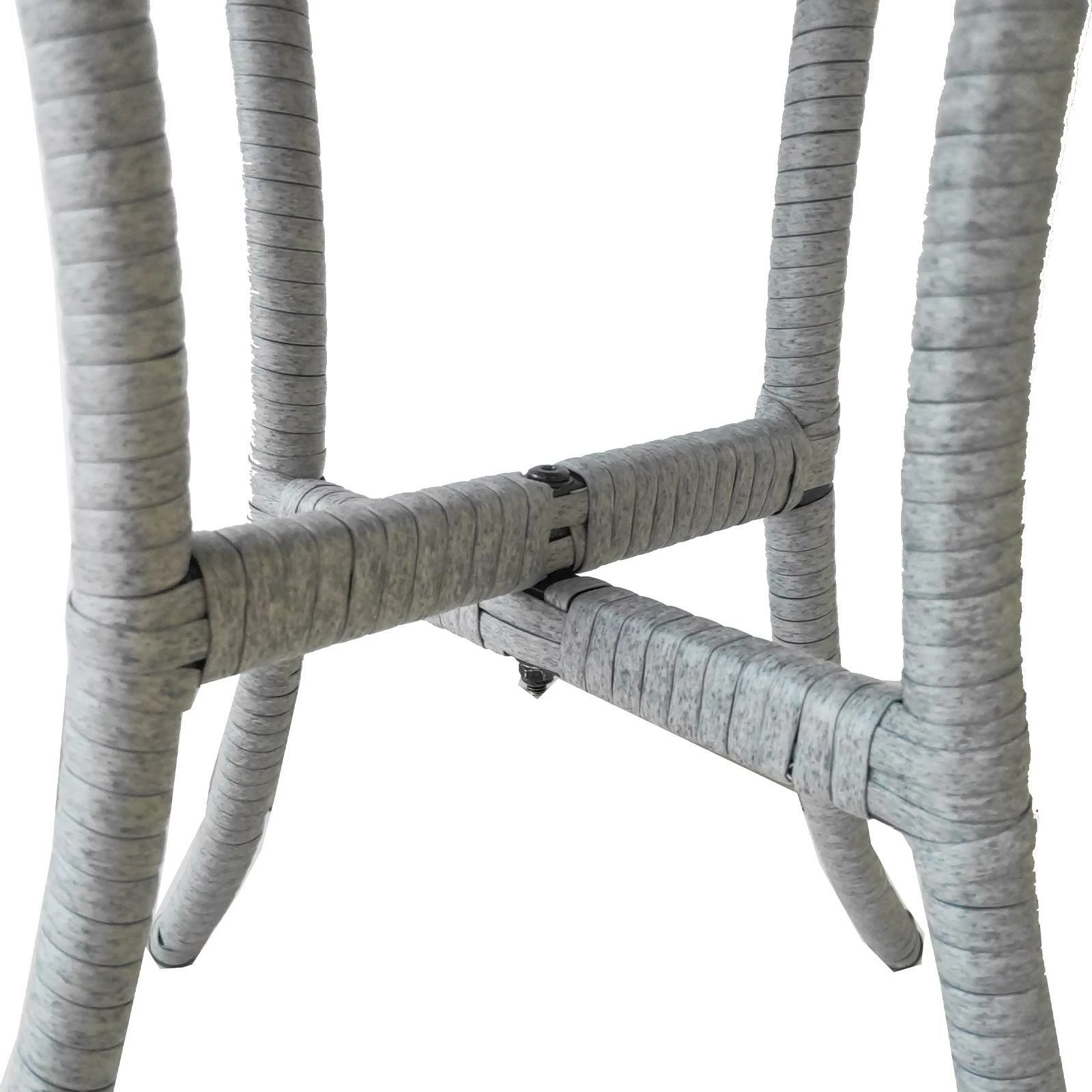 Flash Sale β€οΈ Marquee 3pcs Steel Rattan Glass Setting Grey Other - To Australia π - Image 2