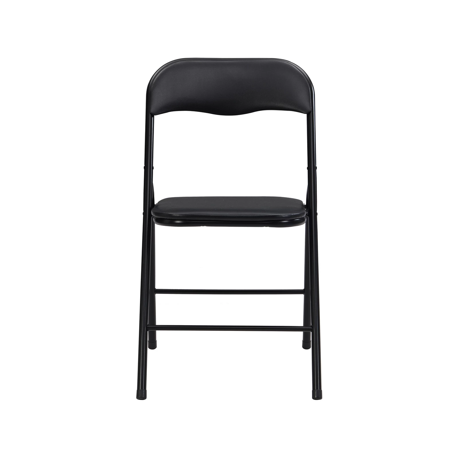 Best Sale β€οΈ Australia Only - Marquee Padded Vinyl Black Folding Chair π - Image 3