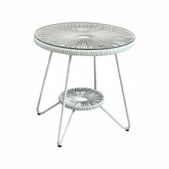 Deals 🛒 Australia Only - Marquee 500 X 500mm Coconut Milk Coffee Table ⭐