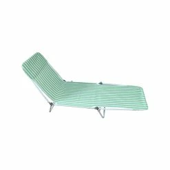 Best Sale π Australia Only - Marquee Striped Adjustable Sunlounge - Green π―