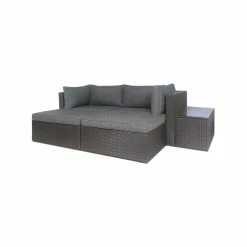 Best deal 🔔 Australia Only - Marquee 5 Piece Charcoal Tulum Steel Lounge Setting Other ❤️