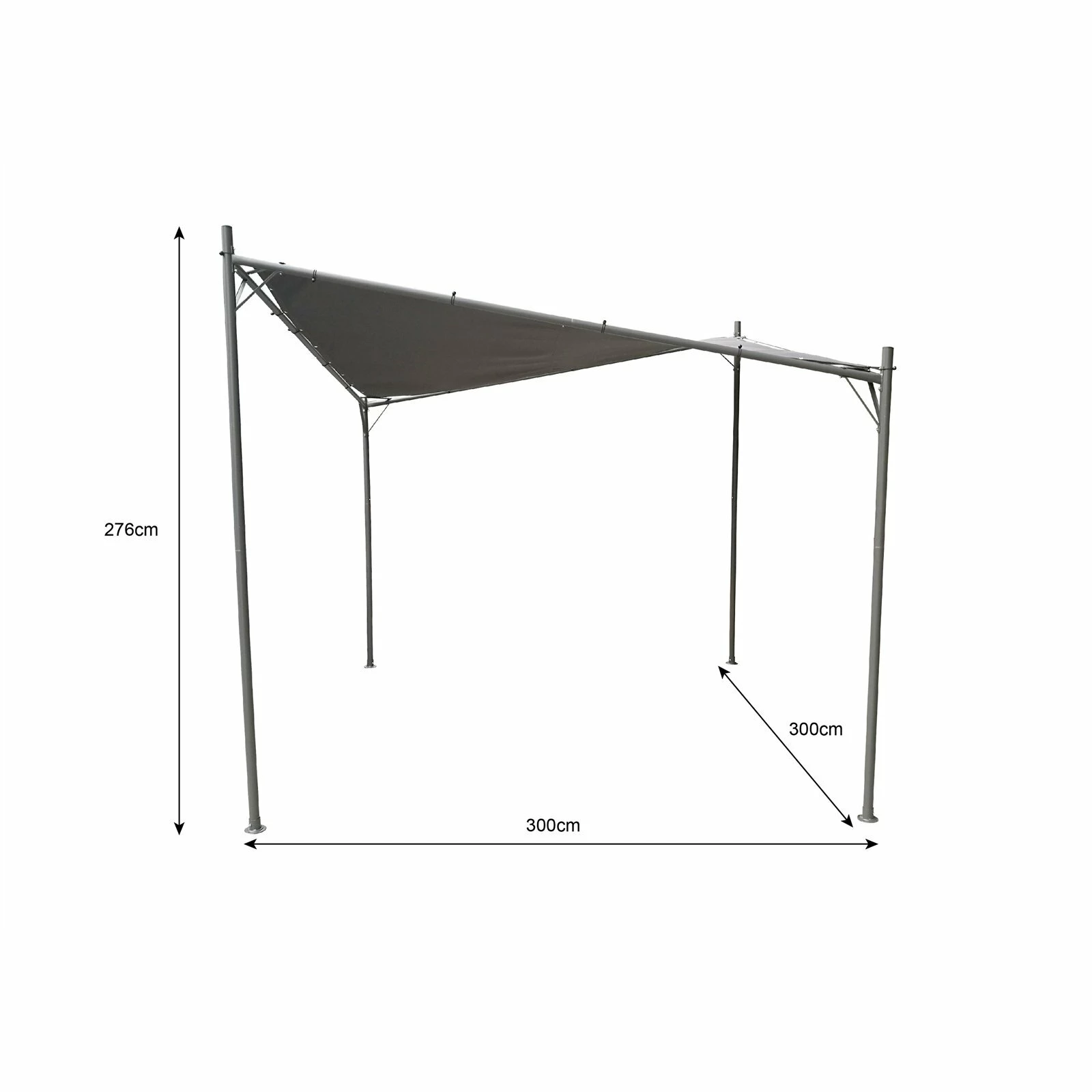 Best Pirce π Australia Sale - Marquee 3 X 3m Dallas Steel Gazebo Charcoal β - Image 7