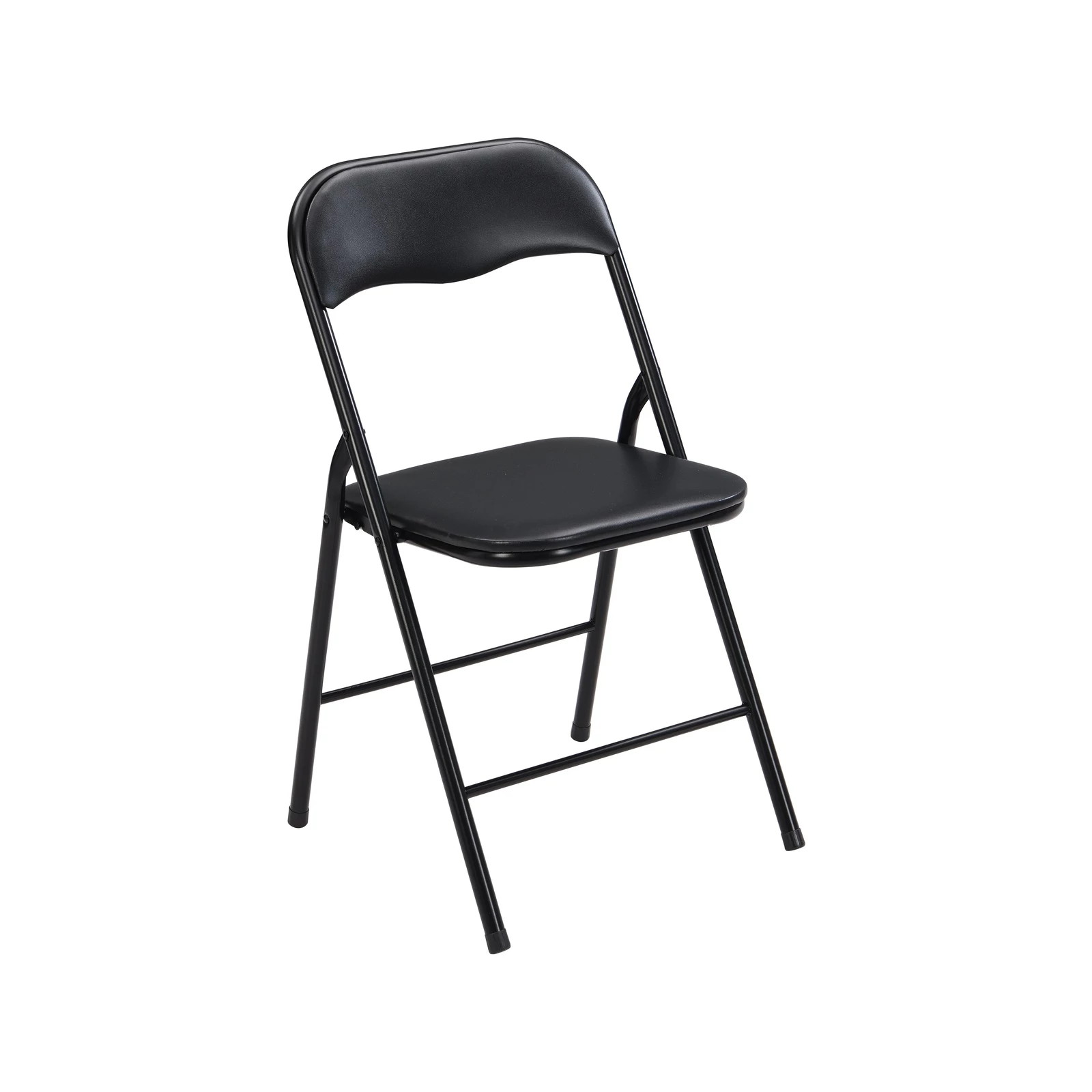 Best Sale β€οΈ Australia Only - Marquee Padded Vinyl Black Folding Chair π