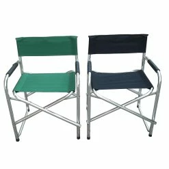 Cheap 🛒 Marquee Assorted Directors Chair Green / Black - To Australia 🔔