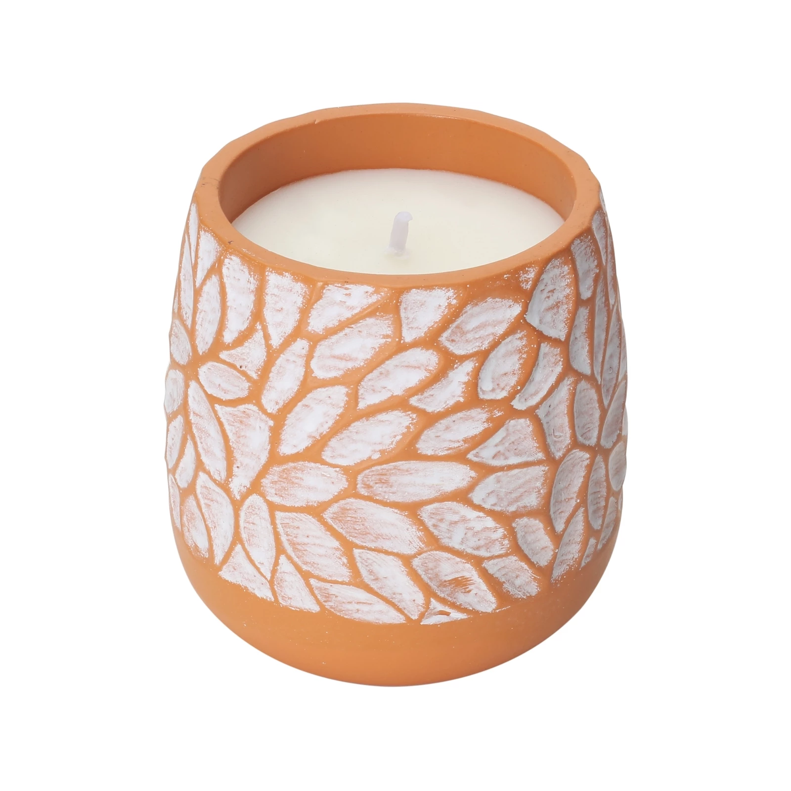 Wholesale βοΈ Australia Sale - Marquee 112 X 112mm Terracotta Pattern Cement Citronella Candle β¨